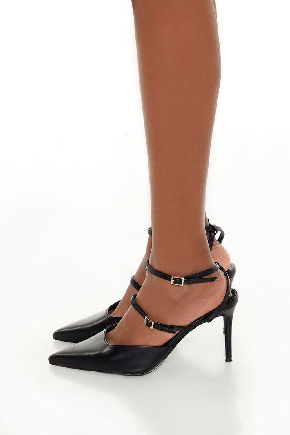 Dual Buckled Pointed-Toe Pumps | Forever 21 Product Image