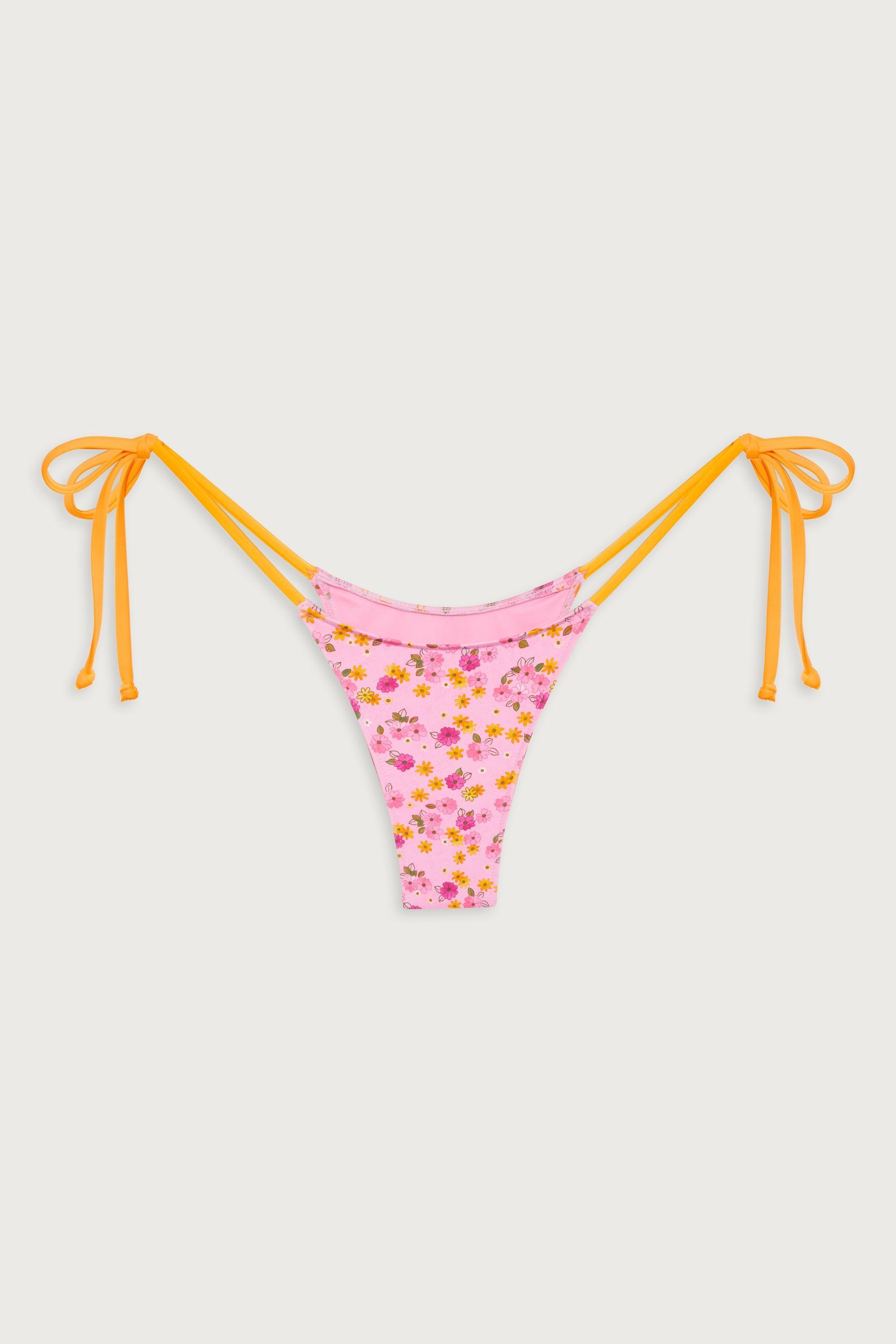 Divine Floral Skimpy Bikini Bottom - Queen's Bath Product Image