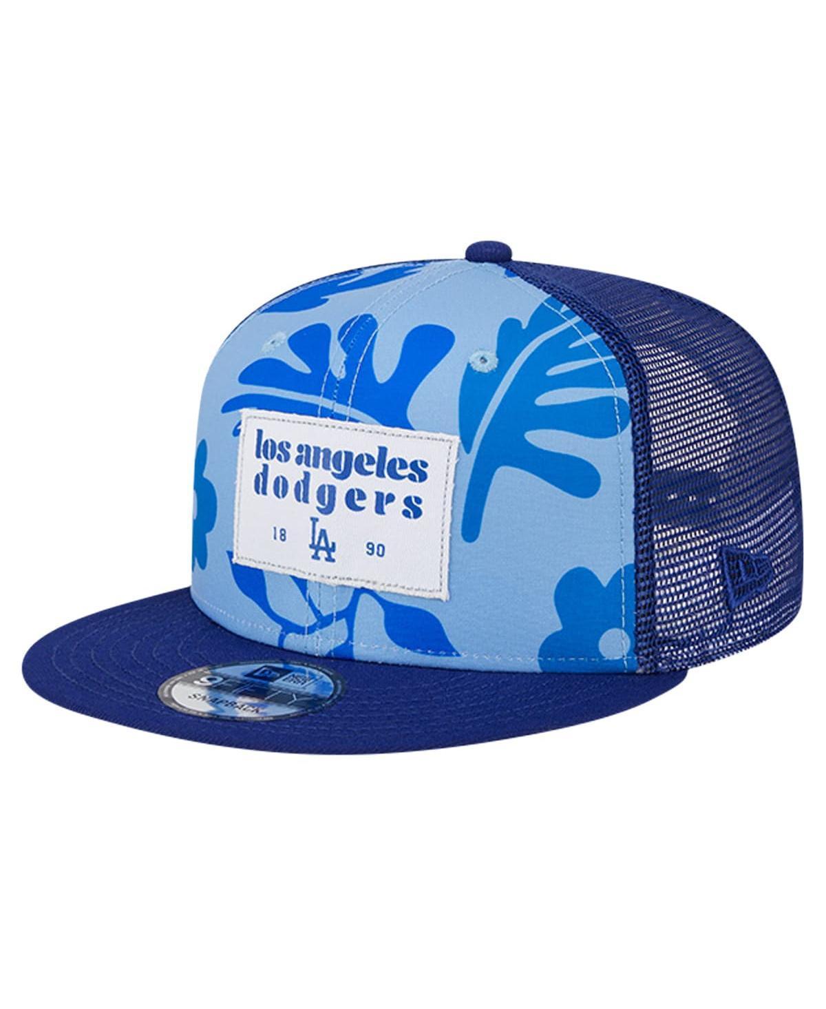 Mens New Era Royal Los Angeles Dodgers Bikini Bottom Trucker 9FIFTY Snapback Hat Product Image