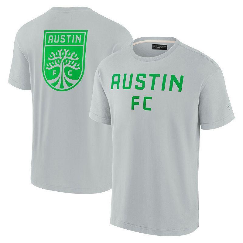 Mens Fanatics Signature Gray Austin Fc Oversized Logo T-shirt Product Image