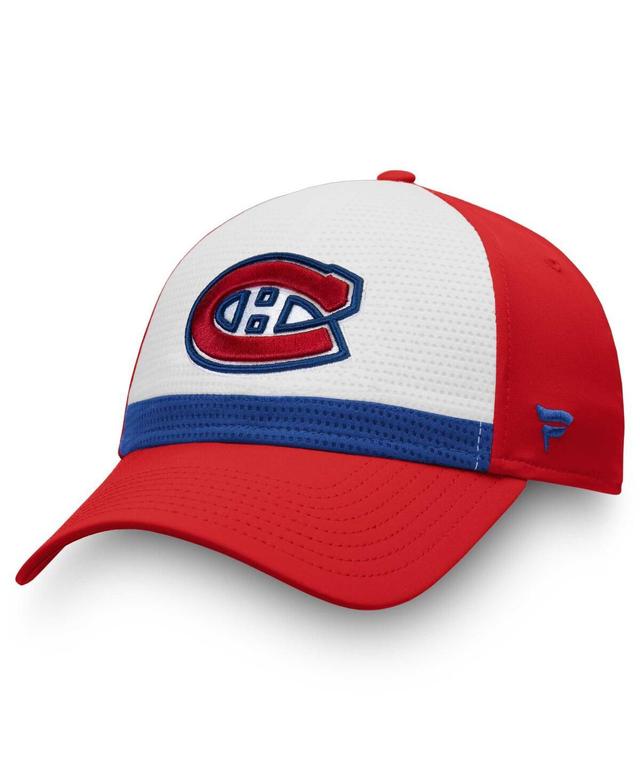 Mens Fanatics Branded White/Red Montreal Canadiens Breakaway Current Jersey Flex Hat Product Image