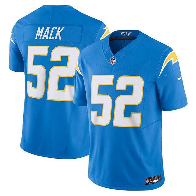 Mens Nike Khalil Mack Powder Blue Los Angeles Chargers Vapor F.U.S.E. Limited Jersey Product Image