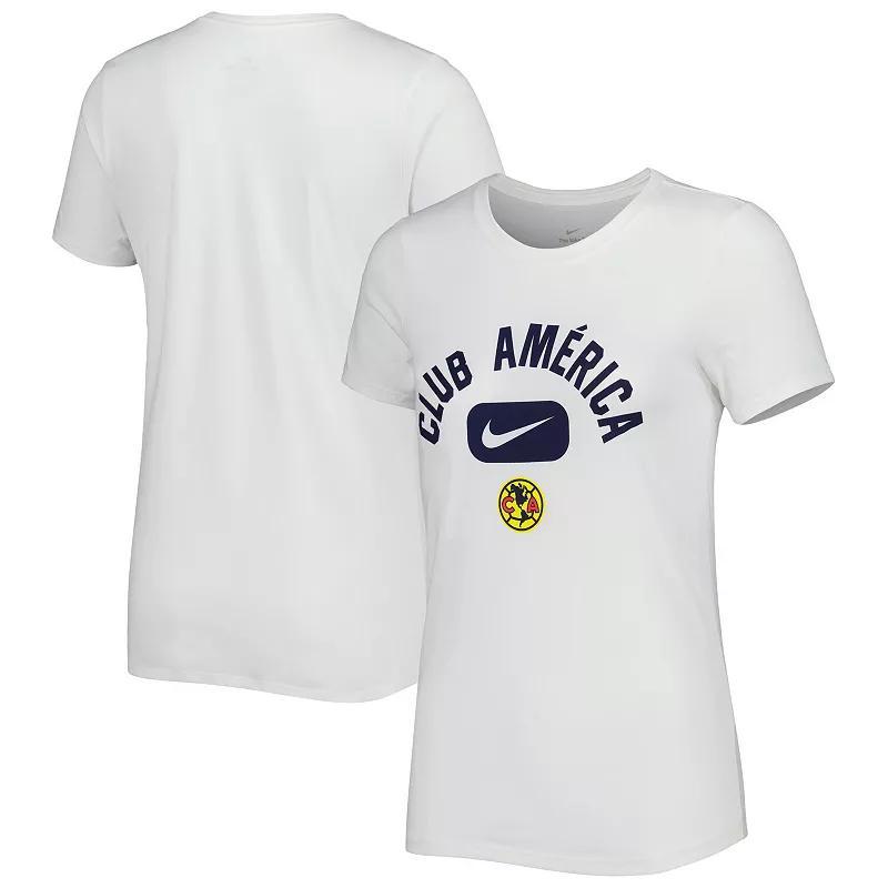 Womens Nike White Club America Lockup Legend Performance T-Shirt Product Image