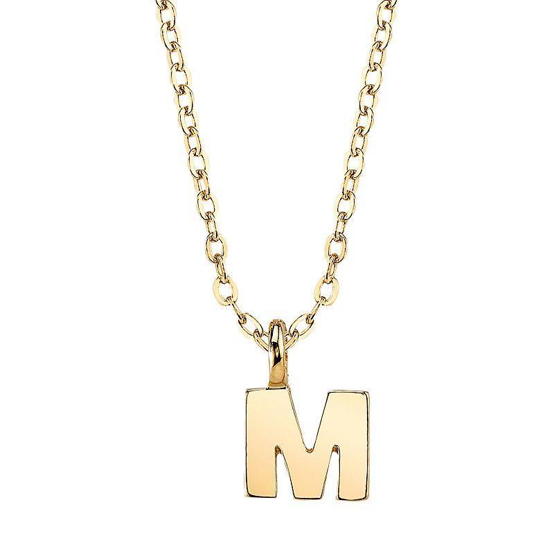 1928 Initial Pendant Necklace, Womens B Product Image