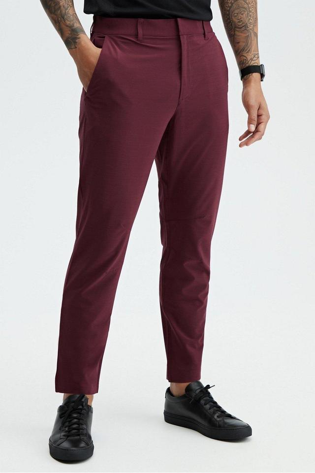 Fabletics Men The Only Pant male Merlot Size M Product Image