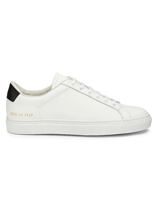 Mens Retro Classic Leather Low-Top Sneakers Product Image