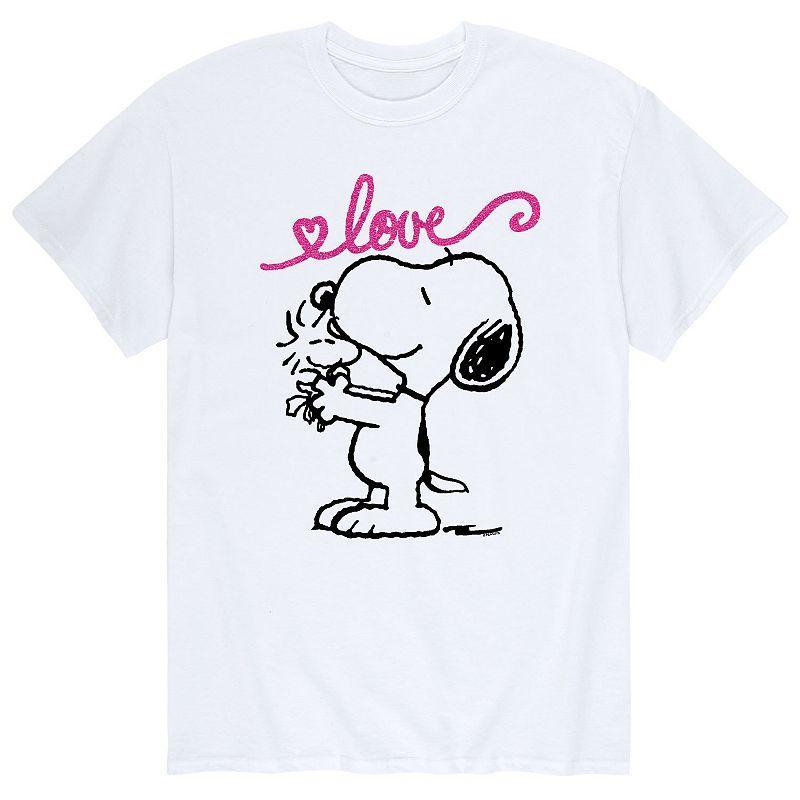 Mens Peanuts Valentines Day Snoopy Love Tee Product Image