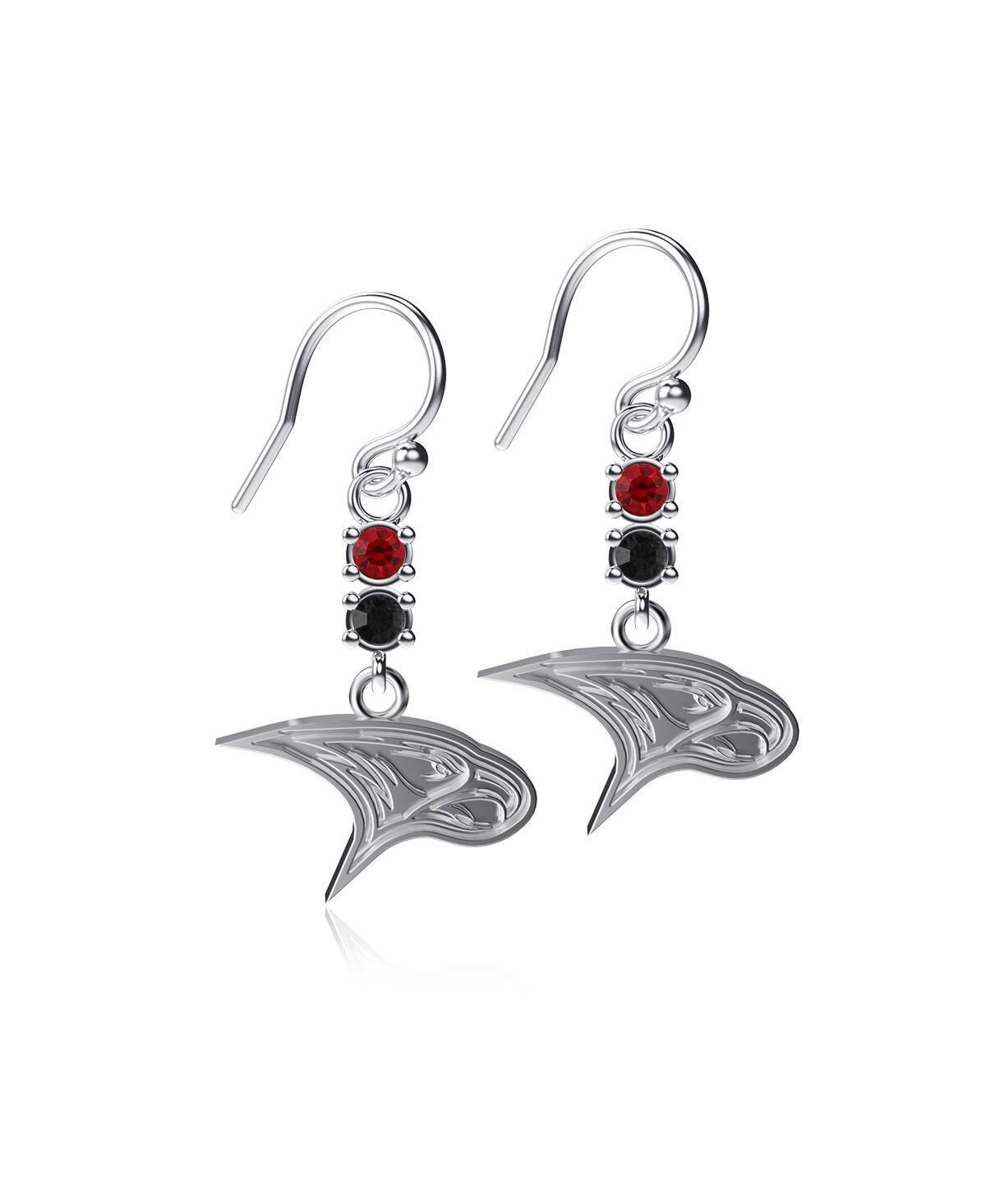 Womens Dayna Designs North Carolina Central Eagles Dangle Crystal Earrings Product Image