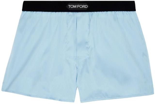 Blue Patch Boxers In Aqua Product Image