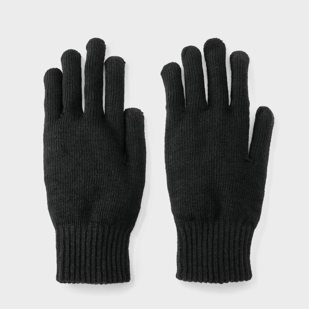 Mens Knit Tech Touch Gloves - Goodfellow & Co One Size Fits Most Product Image