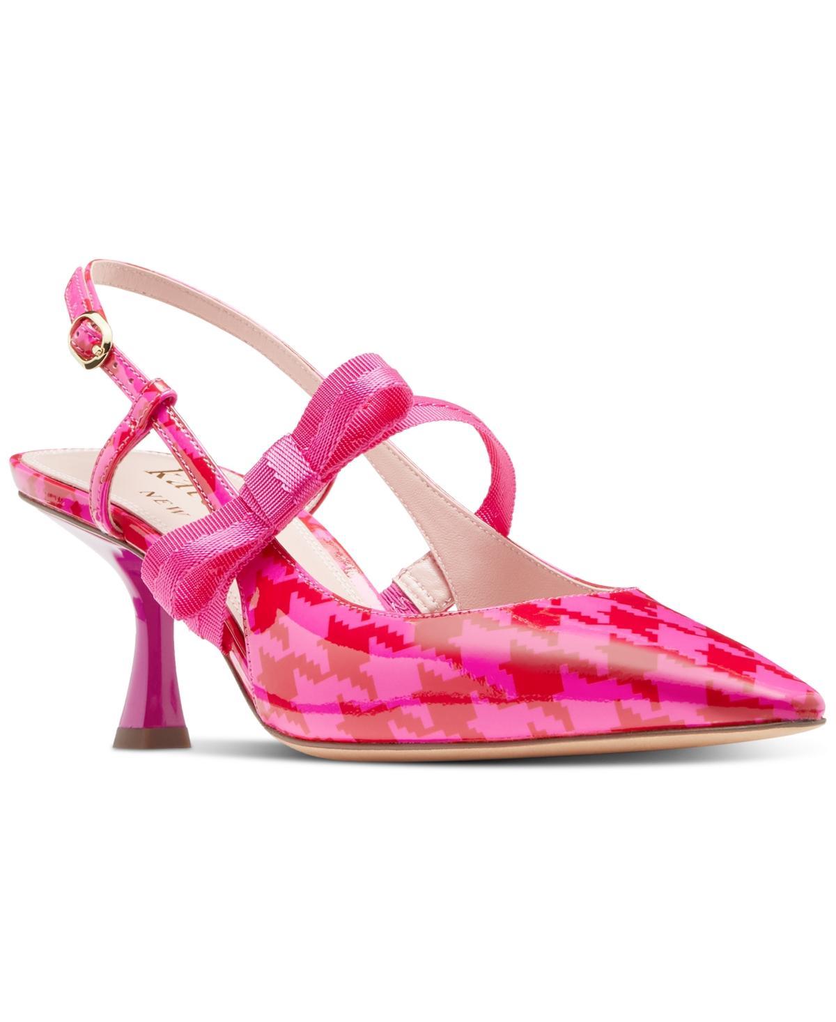 kate spade new york Maritza Patent Leather Slingback Bow Pumps Product Image