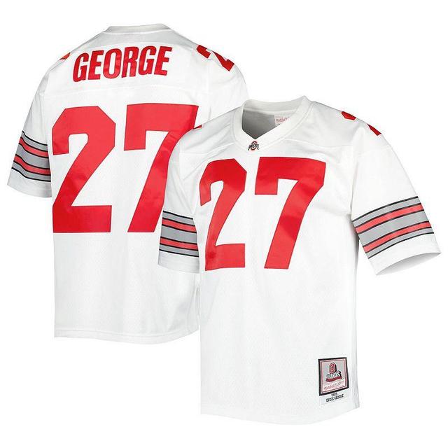 Mens Mitchell & Ness Eddie George Ohio State Buckeyes Authentic Jersey Product Image