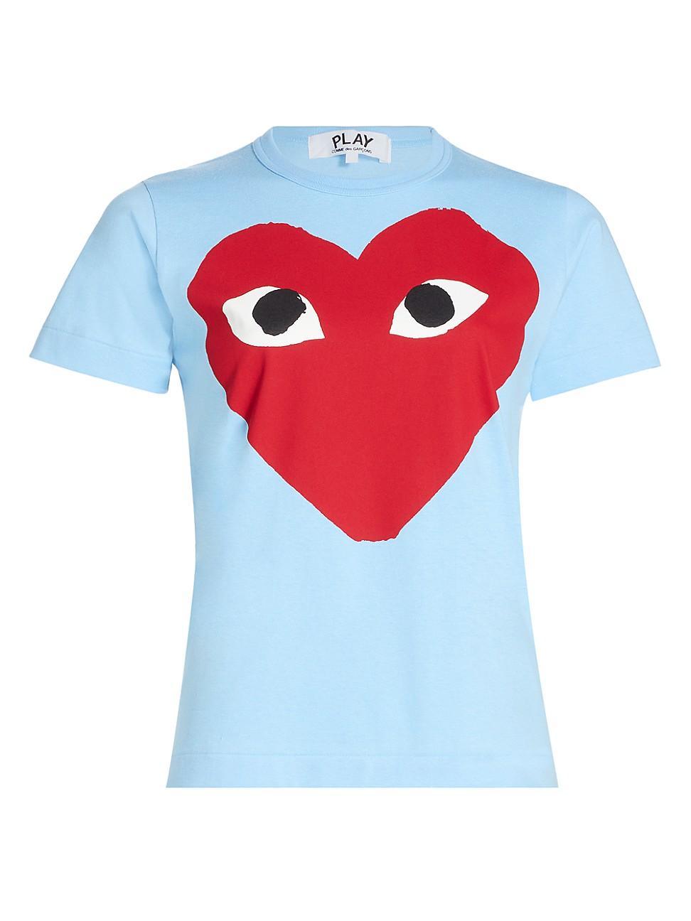 Womens Play Heart Logo T-Shirt Product Image