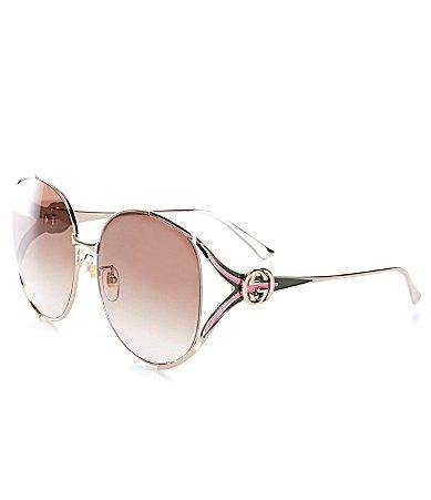 Womens 63MM Oversized Oval Sunglasses Product Image