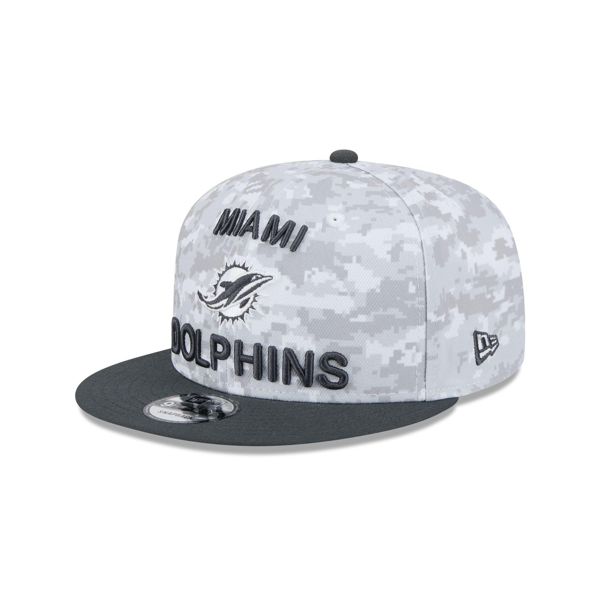 Miami Dolphins 2024 Salute to Service 9FIFTY Snapback Hat Male Product Image