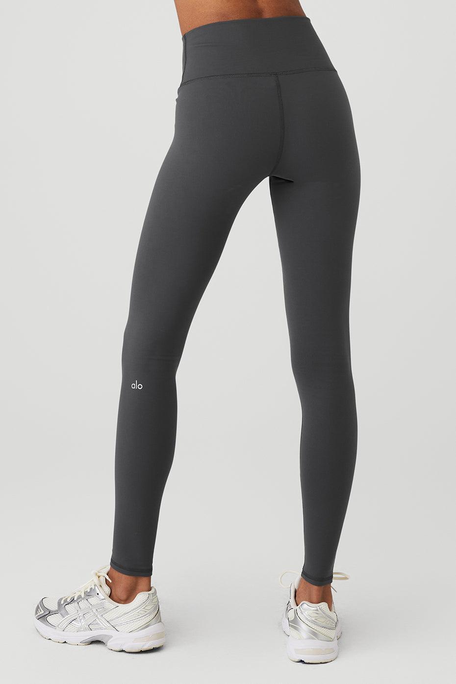 High-Waist Airbrush Legging - Anthracite Product Image