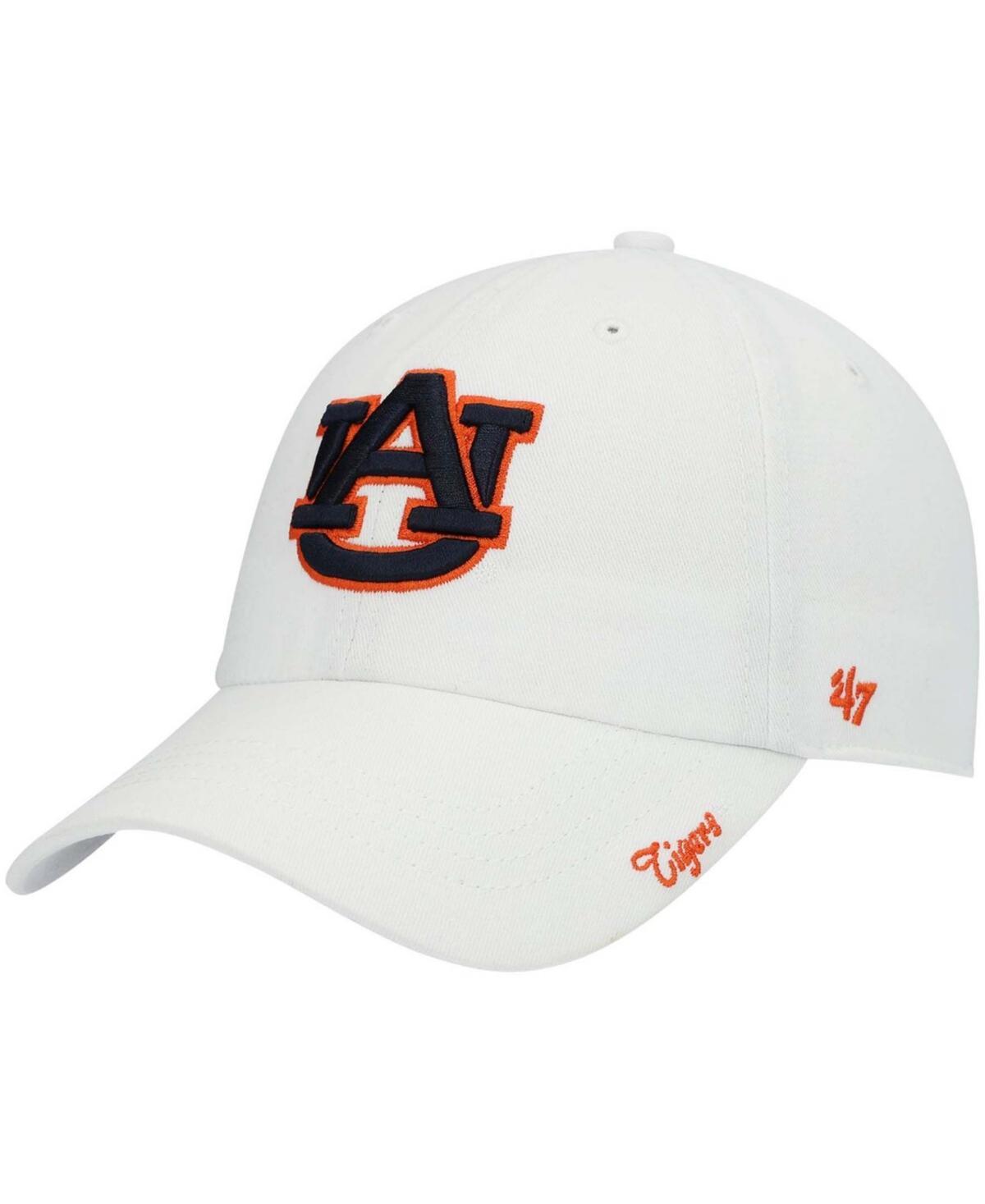 Womens White Auburn Tigers Miata Clean Up Adjustable Hat Product Image