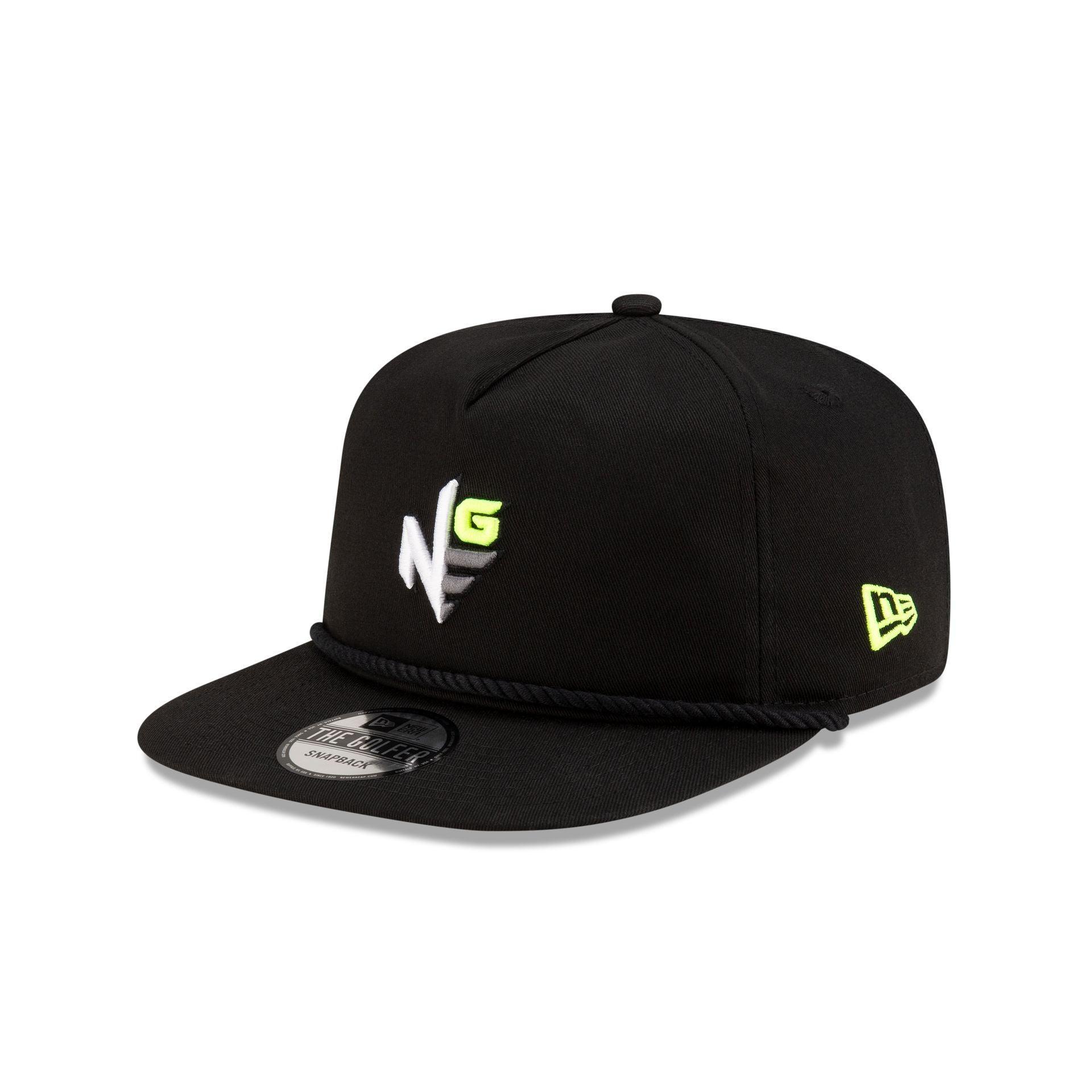 New Era Golf Black Logo Golfer Hat Male Product Image