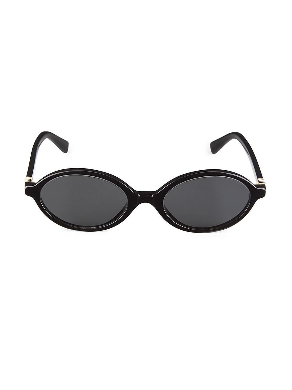 Womens 50MM Oval Sunglasses Product Image