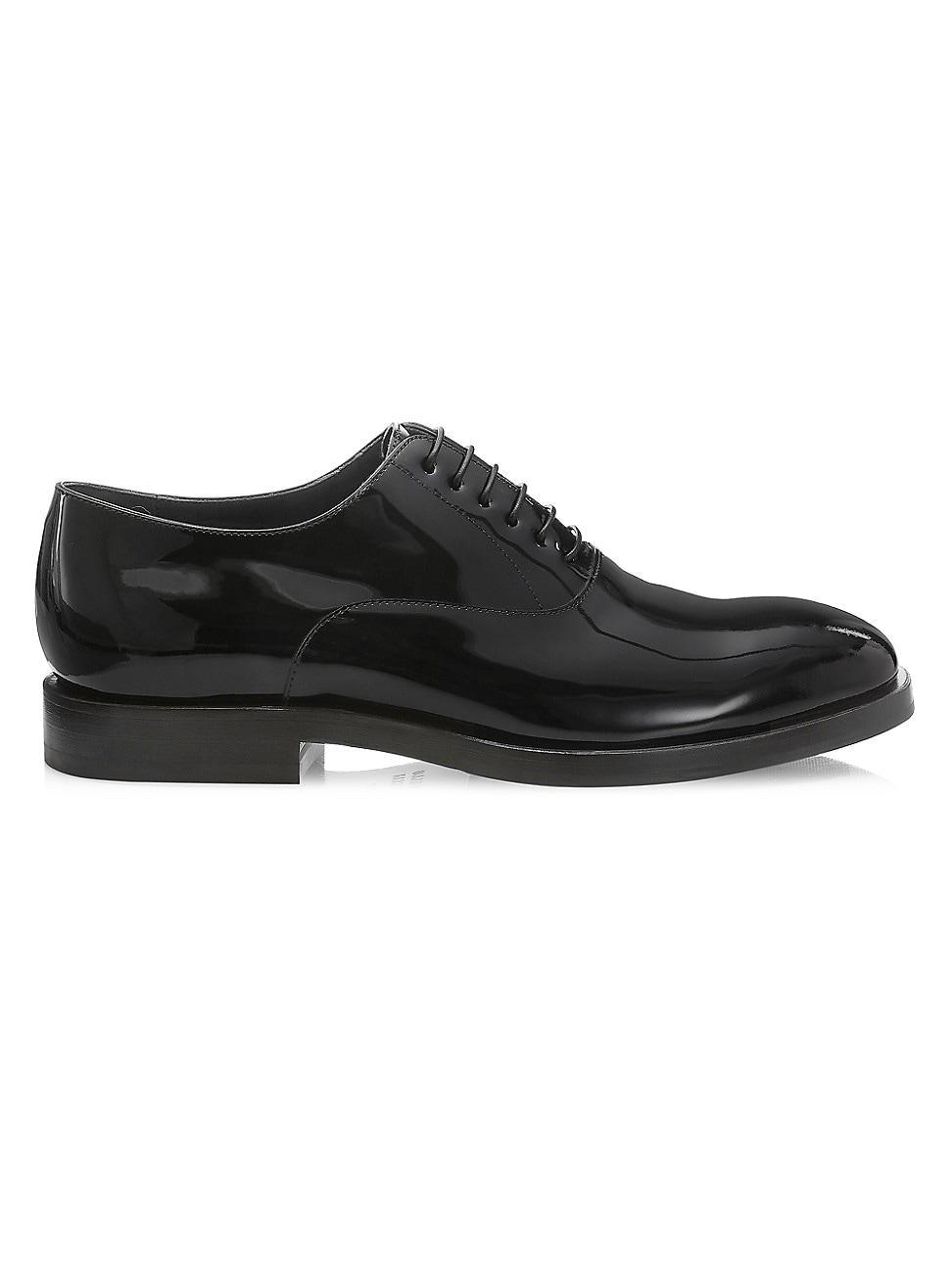 Men's Patent Leather Tuxedo Oxford Shoes Product Image