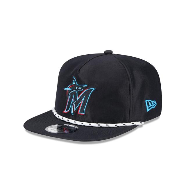 Miami Marlins Team Rope Golfer Hat Male Product Image