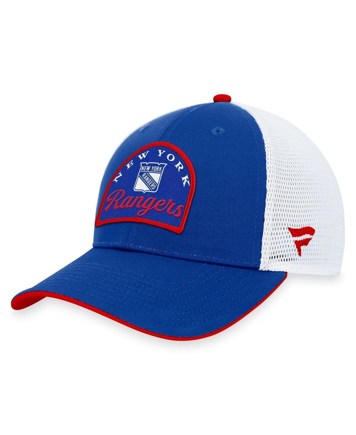 Mens Fanatics Blue New York Rangers Fundamental Adjustable Hat - Blue Product Image