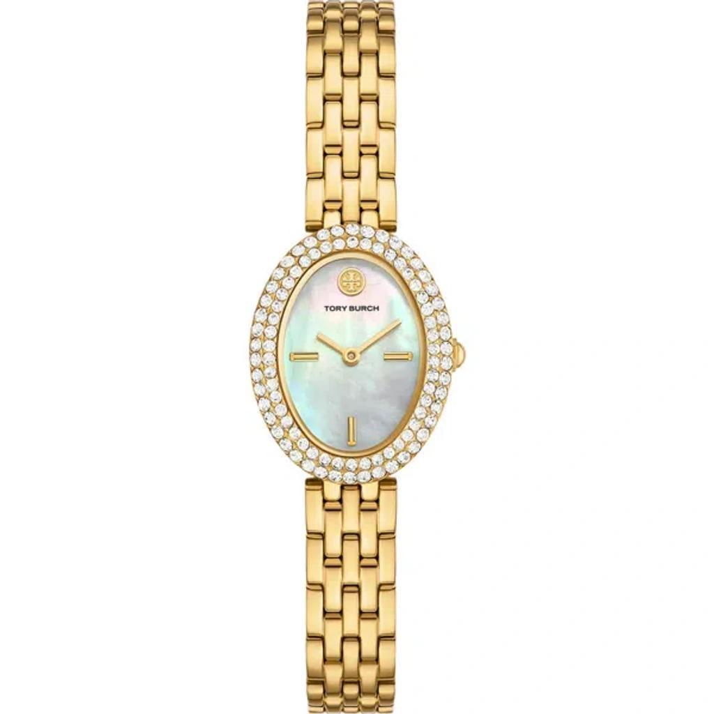 TORY BURCH Oval Watch In Gold Product Image