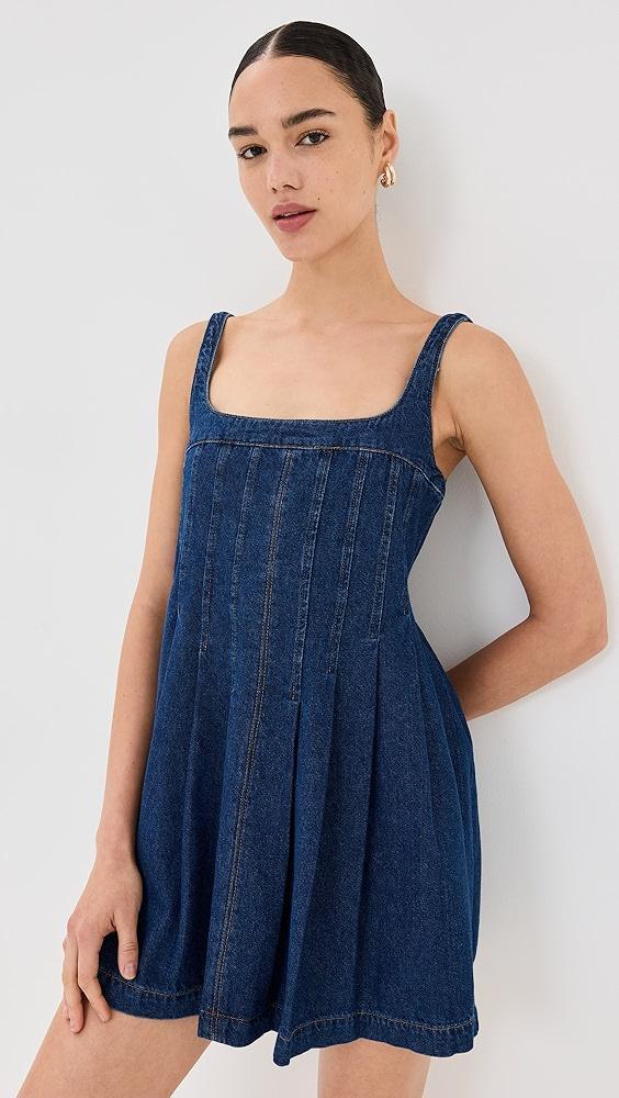 Reformation Violet Denim Mini Dress | Shopbop Product Image