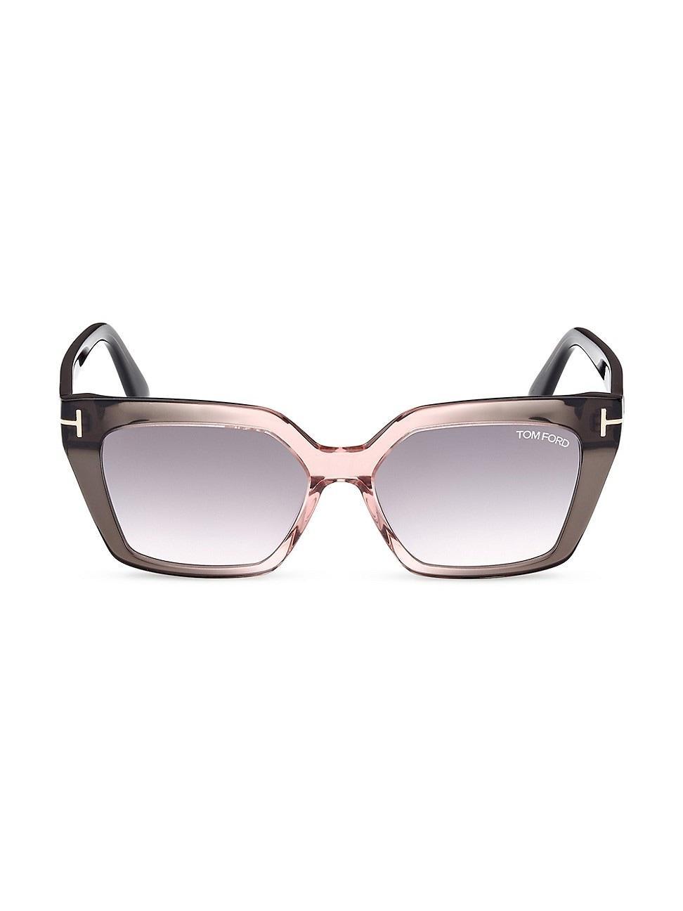 TOM FORD Winona 53mm Gradient Cat Eye Sunglasses Product Image