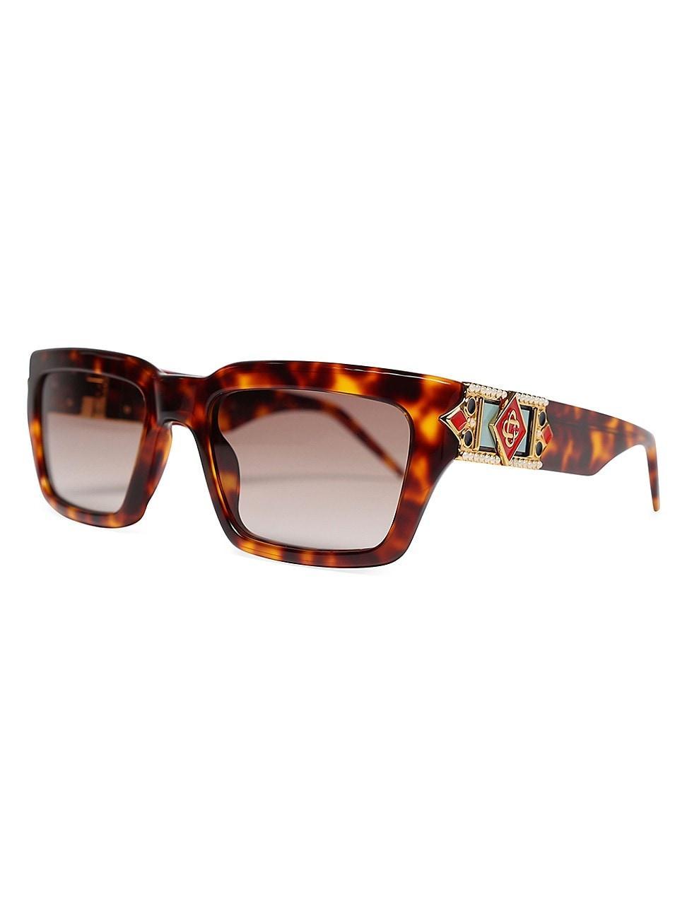 Mens 55MM Square Sunglasses Product Image