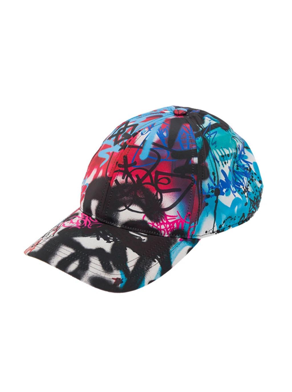 Graffiti-print Baseball Cap In Multi Product Image