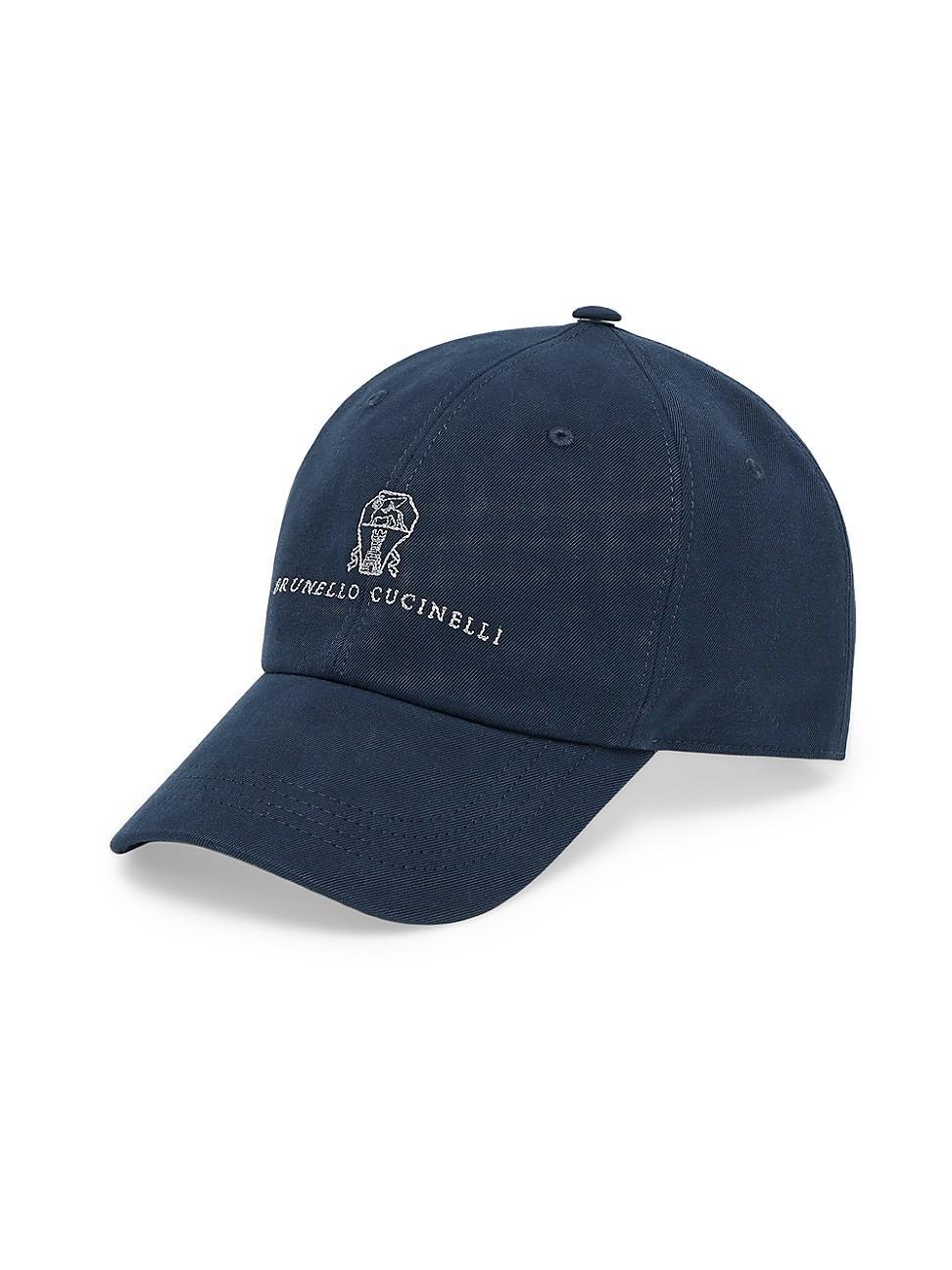 Mens Garment Dyed Twisted Cotton Gabardine Baseball Cap with Embroidered Logo product image