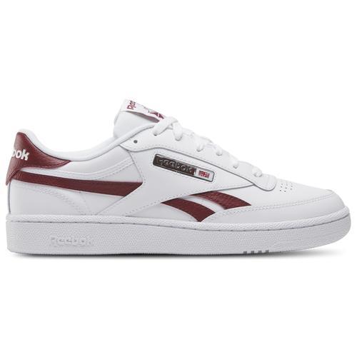 Reebok Mens Club C Revenge - Tennis Shoes White/Rich Maroon/White Product Image