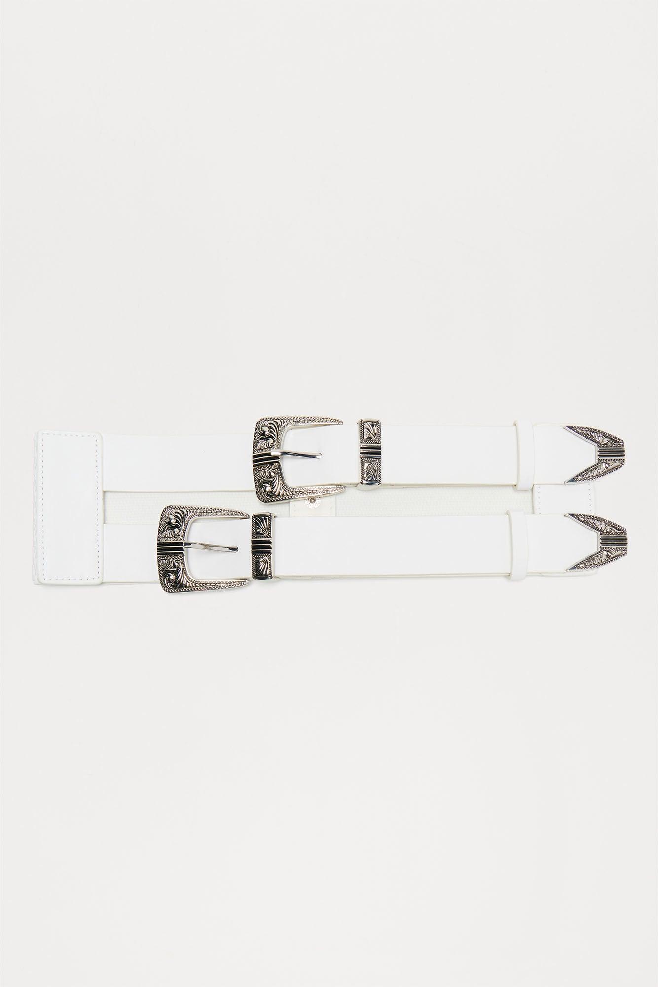 Wild Wide West Belt - White Product Image