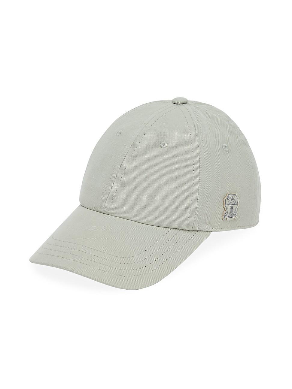 Mens Baseball Cap In Twisted Cotton Gabardine Product Image