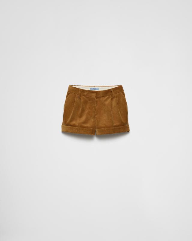 Corduroy shorts Product Image