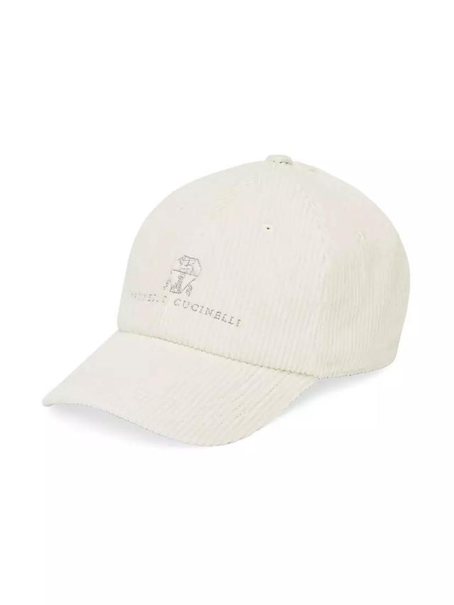 Comfort Cotton and Cashmere Corduroy Baseball Cap Product Image