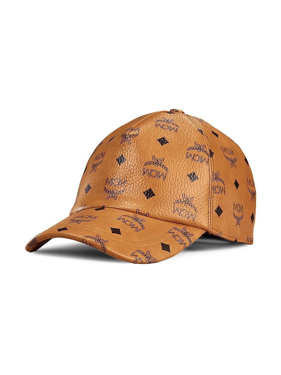 Mens Visetos Monogram Leather Baseball Cap Product Image