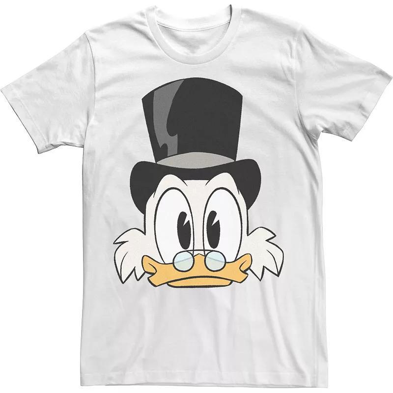 Disneys DuckTales Scrooge McDuck Big Face Mens Tee Product Image