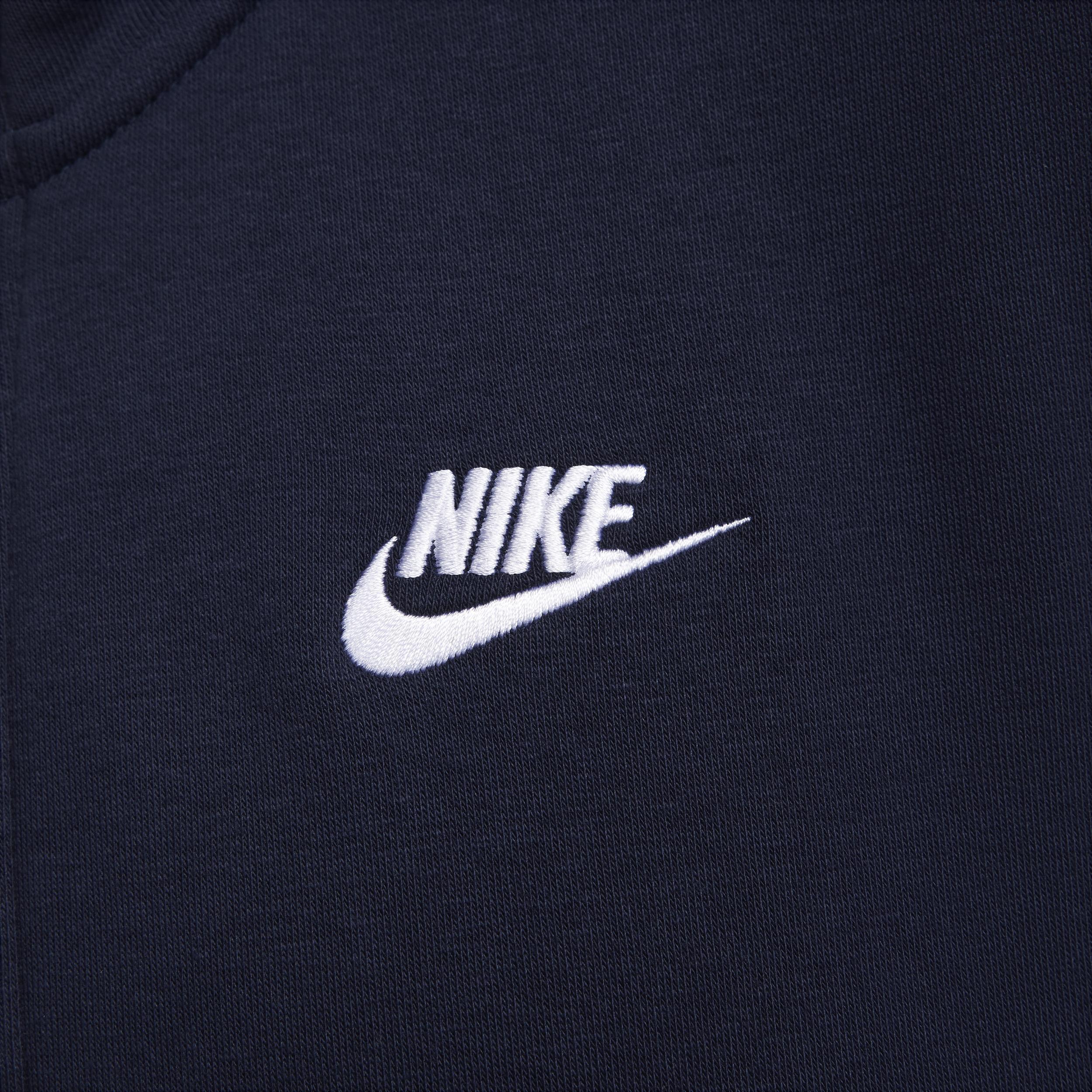 Womens Nike Sportswear Club Fleece Quarter-Zip Sweatshirt Blue Product Image