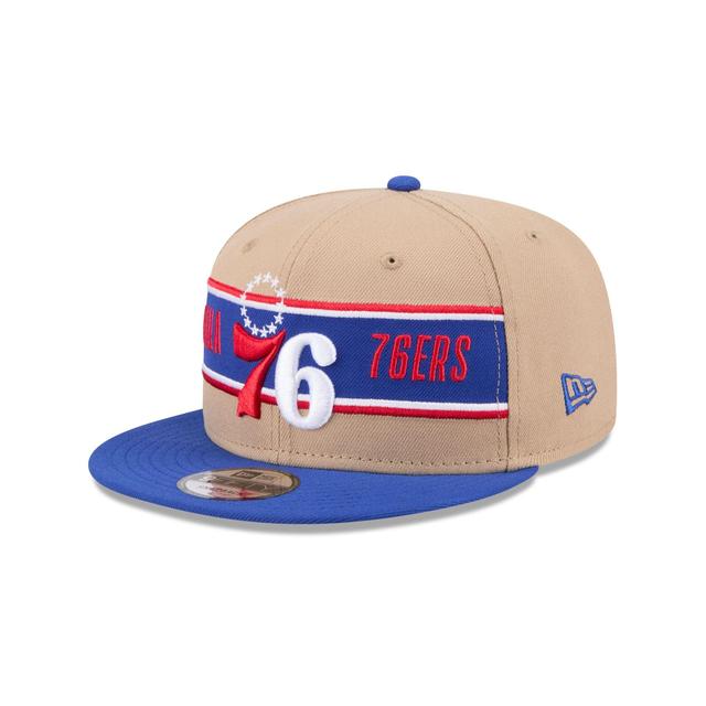 Philadelphia 76ers 2024 Draft 9FIFTY Snapback Hat Male Product Image