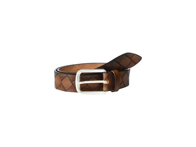 Johnston & Murphy Basketweave Belt Leather) Men's Belts Product Image