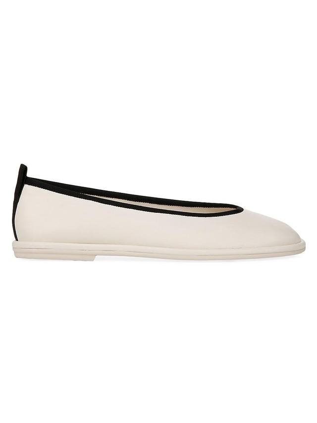 Womens Sofia Leather Skimmer Ballet Flats Product Image