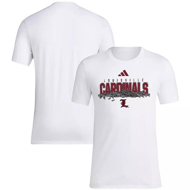 Mens adidas Louisville Cardinals Baseball Sunflower Seeds T-Shirt Product Image