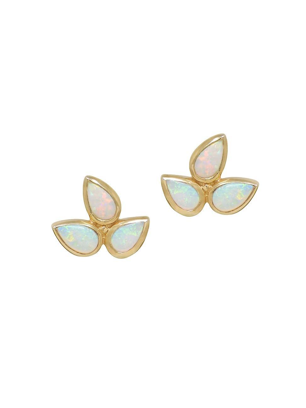 Anzie Bouquet Fleur de Lis Stud Earrings Product Image