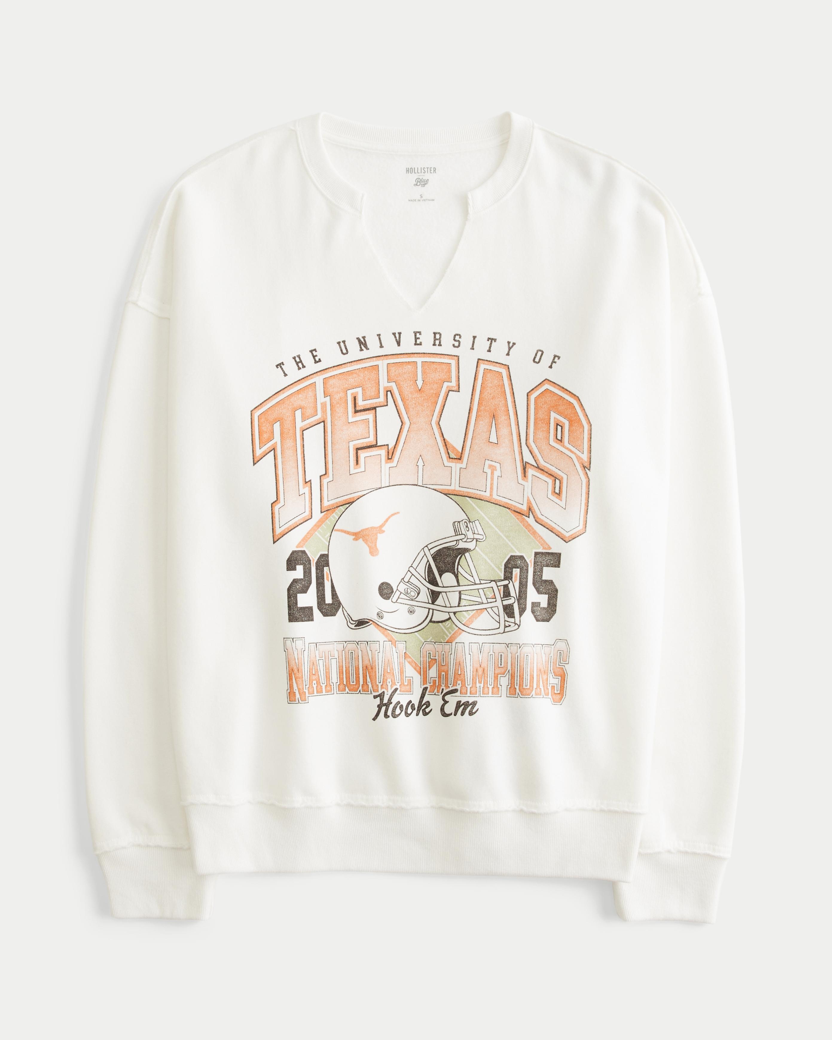 Oversized New York Graphic Notch-Neck Sweatshirt Product Image