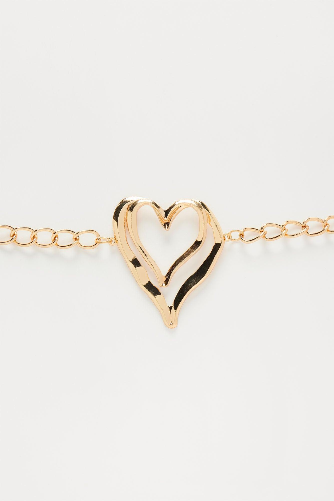 Love Or Lust Choker Necklace - Gold Product Image