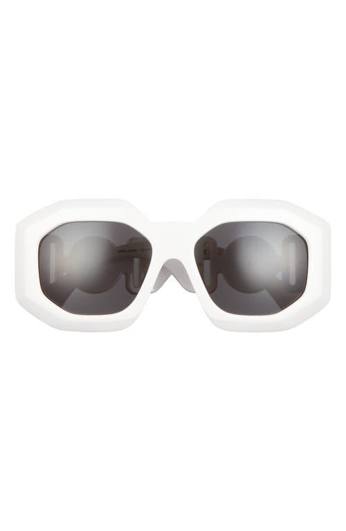 Mens Square 55MM Acetate Sunglasses Product Image