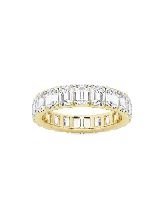 Womens 14K Yellow Gold & Emerald-Cut Lab-Grown Diamond Eternity Band/2.00-5.00 TCW Product Image