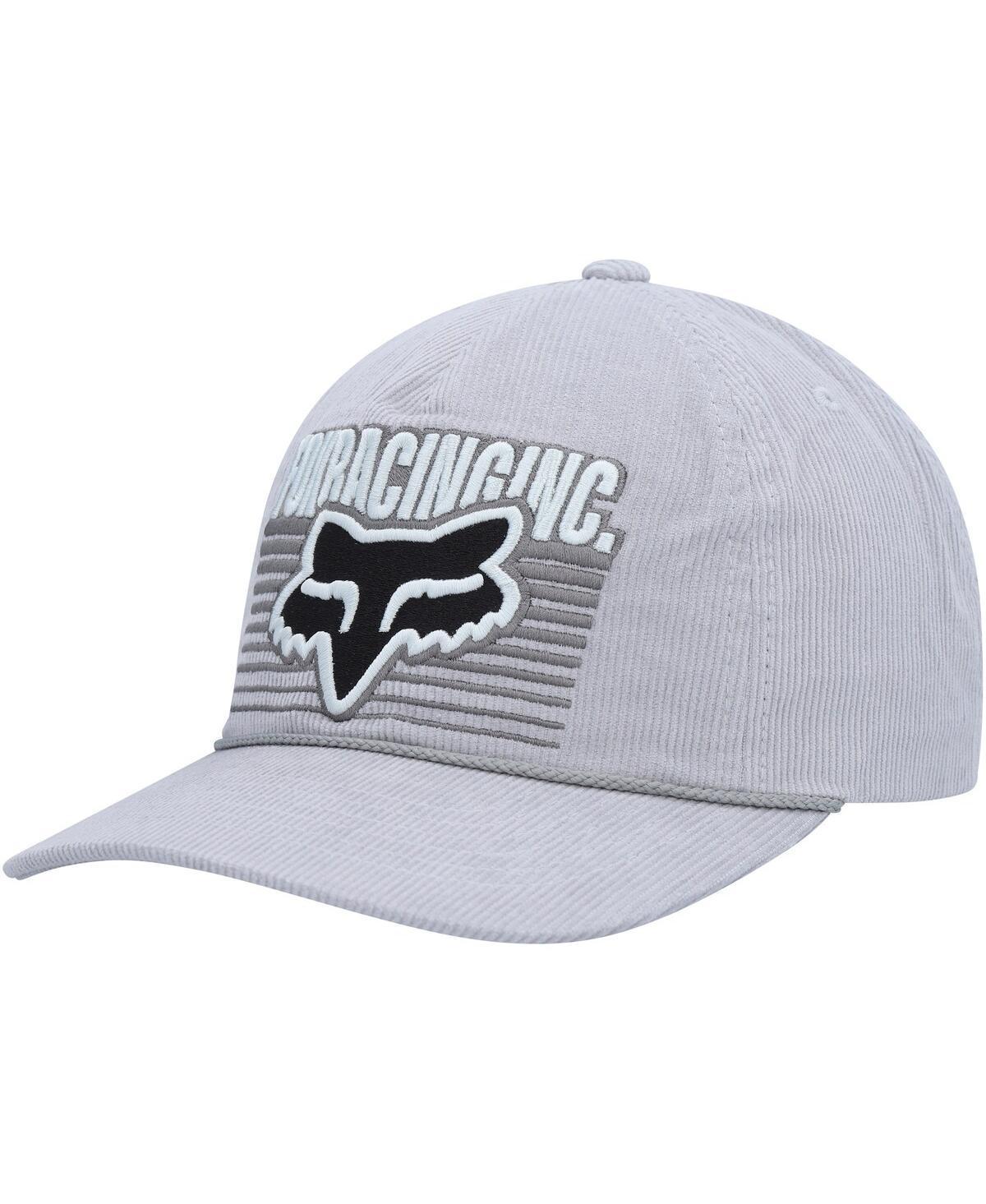 Mens Fox Gray Carv Snapback Hat Product Image